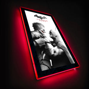 Batman Arkham City Supplement B & W Red Smile LED Illuminated Mini Poster