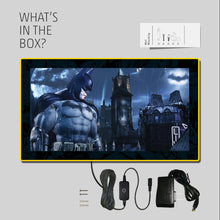 Load image into Gallery viewer, Batman Arkham Asylum Moon Bat Signal LED Illuminated Mini Poster