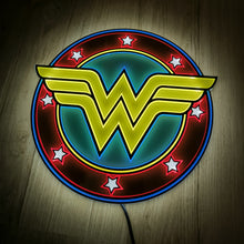 Load image into Gallery viewer, DC Classics - Wonder Woman LED Logo Light - Circular