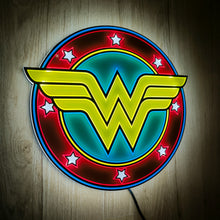 Load image into Gallery viewer, DC Classics - Wonder Woman LED Logo Light - Circular