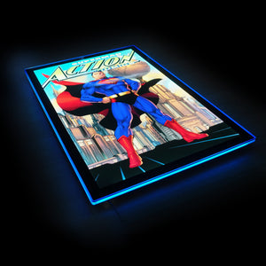 Superman™ 80 - LED Poster Sign