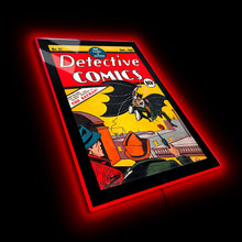 Load image into Gallery viewer, Detective comics No. 27 Batman Mini Poster Plus LED Illuminated Sign