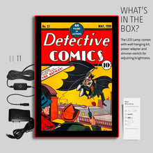 Load image into Gallery viewer, Detective comics No. 27 Batman Mini Poster Plus LED Illuminated Sign