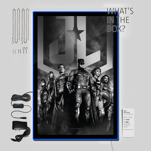 DC Zack Snyder's Justice League – Group Scene Movie Poster (2021) - LED Poster Sign