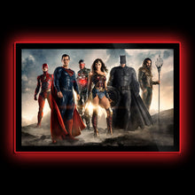 Load image into Gallery viewer, Justice League of America Movie Poster - LED Poster Sign