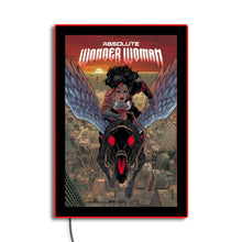 Load image into Gallery viewer, Absolute Wonder Woman Comic Cover LED Poster Light | LED Wall Art/Lamp Brandlite Limited