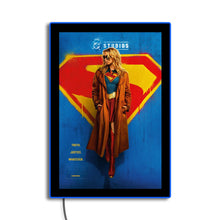 Load image into Gallery viewer, Supergirl 2026 Movie Poster #1 LED Poster Light | LED Wall Art/Lamp Brandlite Limited