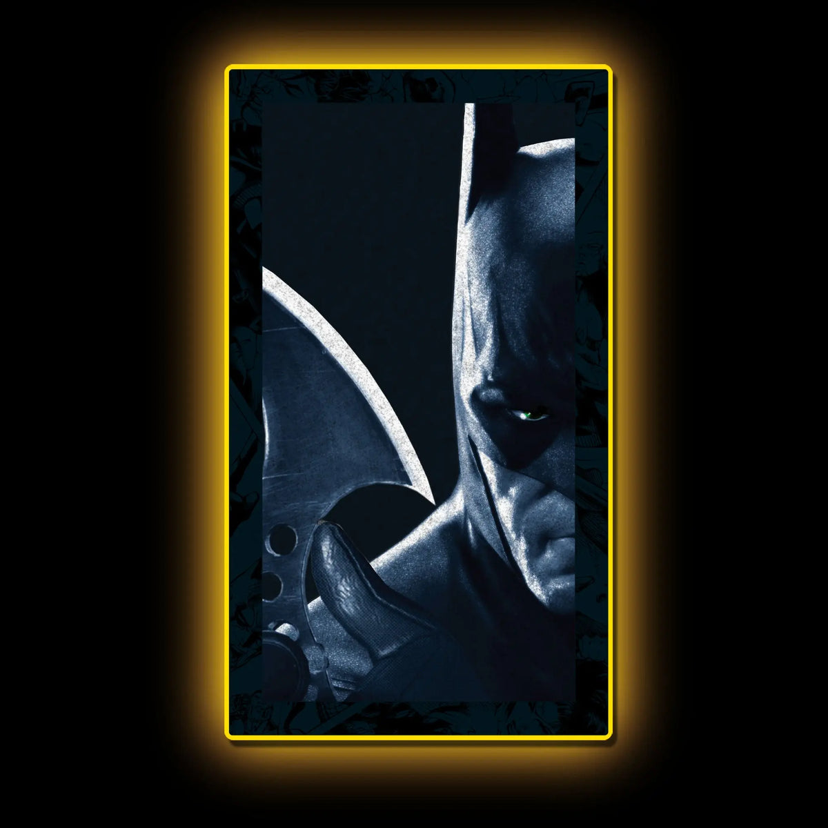 Batman Arkham City Batarang Mini Poster Light | LED Wall Art/Lamp ...