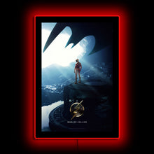 Load image into Gallery viewer, The Flash #2 Worlds Collide Mini Poster Plus LED Illuminated Sign
