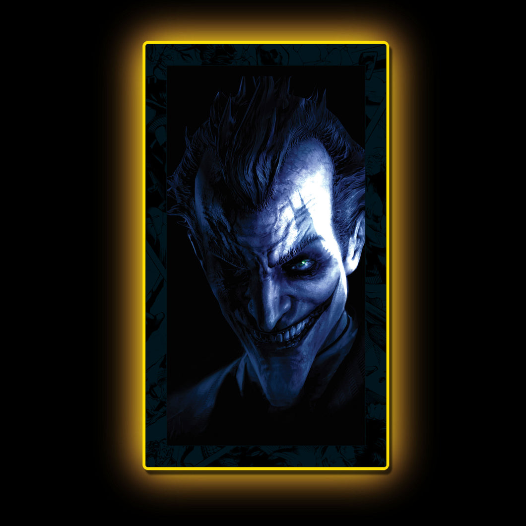 Batman Arkham Asylum Villian LED Illuminated Mini Poster