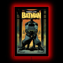 Load image into Gallery viewer, Absolute Batman Comic Cover Poster Light | LED Wall Art/Lamp Brandlite Limited