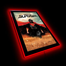 Load image into Gallery viewer, Absolute Superman Comic Cover LED Poster Light | LED Wall Art/Lamp Brandlite Limited