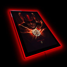 Load image into Gallery viewer, The Flash #1 Worlds Collide Mini Poster Plus LED Illuminated Sign
