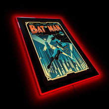 Load image into Gallery viewer, Batman No.1 A Timeless Golden Age Tribute LED Poster Light | LED Wall Art/Lamp Brandlite Limited