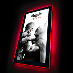 Batman Arkham City Supplement B & W Red Smile LED Illuminated Mini Poster
