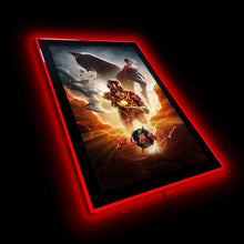 Load image into Gallery viewer, The Flash #3 Worlds Collide Mini Poster Plus LED Illuminated Sign
