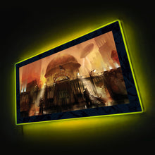 Load image into Gallery viewer, Batman Arkham Asylum Foggy Night Glow Exterior LED Illuminated Mini Poste