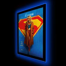 Load image into Gallery viewer, Supergirl 2026 Movie Poster #1 LED Poster Light | LED Wall Art/Lamp Brandlite Limited