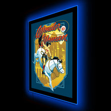 Load image into Gallery viewer, Wonder Woman No.1 A Golden Age Heroine Reimagined LED Poster Light | LED Wall Art/Lamp Brandlite Limited