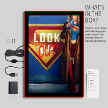 Load image into Gallery viewer, Supergirl 2026 Movie Poster #2 LED Poster Light | LED Wall Art/Lamp (Copy)