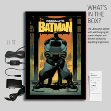 Load image into Gallery viewer, Absolute Batman Comic Cover Poster Light | LED Wall Art/Lamp Brandlite Limited