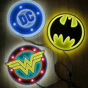 DC Classics - Batman LED Logo Light - Circular