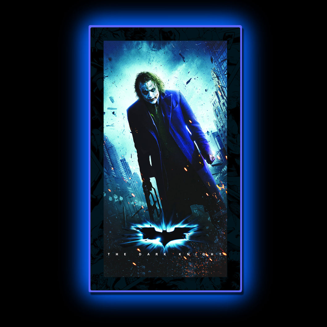 The Dark Knight Joker 04 2008 LED Illuminated Mini Poster