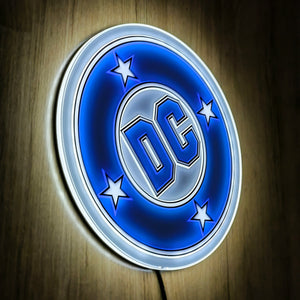 DC Classics - DC Comics LED Logo Light - Circular