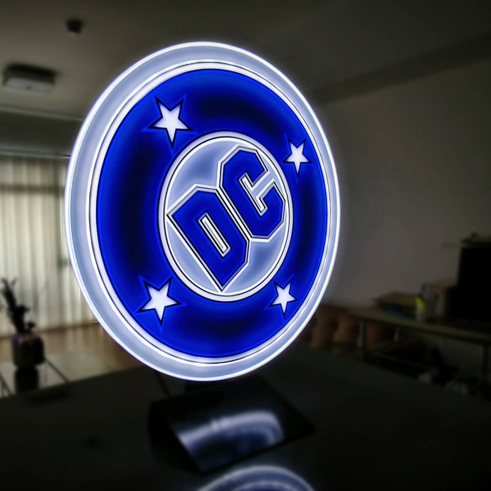 Dc Light Sign DC ILLUMINATED | Brandlite Limited - Officially Licensed DC Store ...