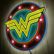 Load image into Gallery viewer, DC Classics - Wonder Woman LED Logo Light - Circular