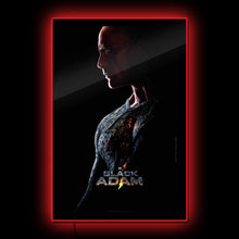 Load image into Gallery viewer, DC Black Adam (Dwayne Johnson) Movie Poster Light - LED Poster Sign