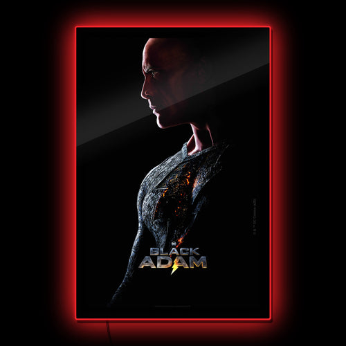 DC Black Adam (Dwayne Johnson) Movie Poster Light - LED Poster Sign