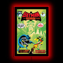 Load image into Gallery viewer, Batman with Robin Mini Poster Plus LED Illuminated Sign