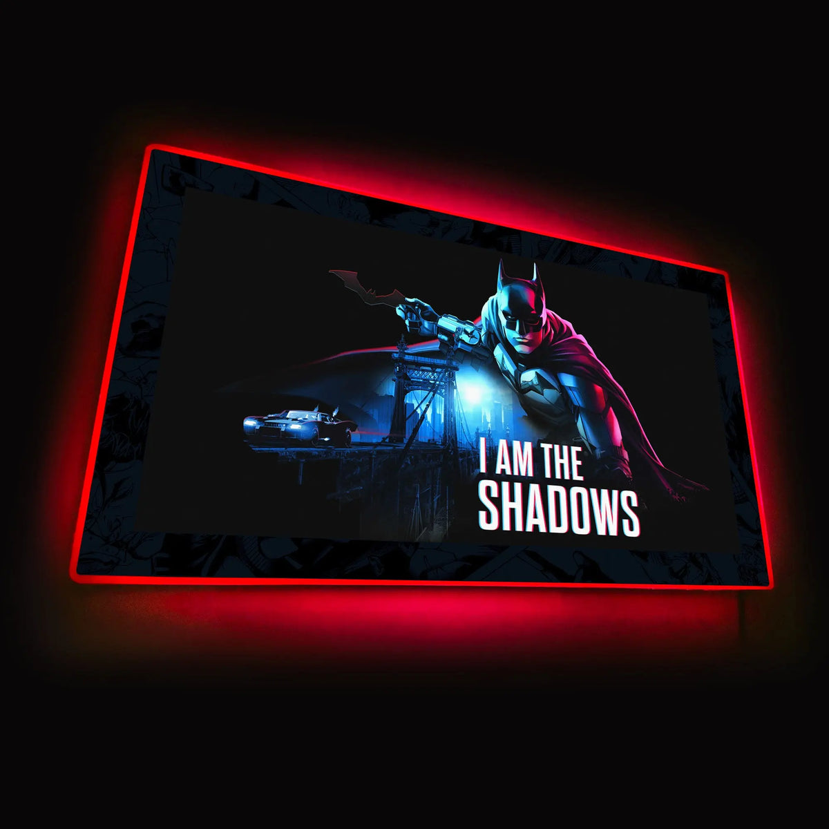 Batman Vengeance LED Mini Poster Light | LED Wall Art/Lamp ...