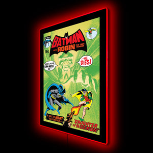 Batman with Robin Mini Poster Plus LED Illuminated Sign