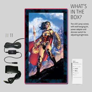 Wonder Woman™ LED Mini-Poster