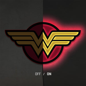 Wonder Woman™ LED Wall Light (Regular) with Pedestal for Table Standing
