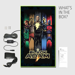 DC Black Adam Group Led Mini Poster Light