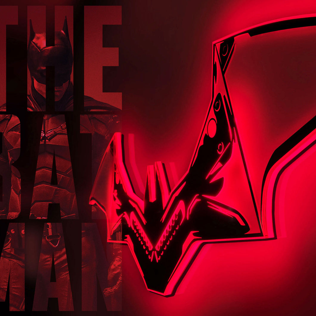 Wallpaper red glow, batman, art desktop wallpaper, hd image