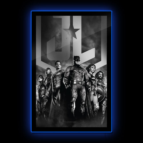 DC Zack Snyder's Justice League – Group Scene Movie Poster (2021) - LED Poster Sign