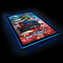 Load image into Gallery viewer, Justice League of America Comic Cover - LED Poster Sign