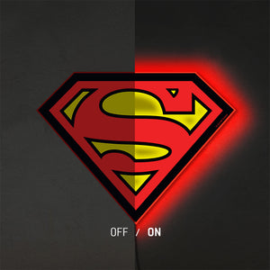 Superman™ LED Wall Light (Regular) with Pedestal for Table Standing