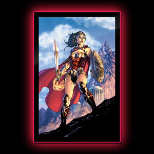 Wonder Woman™  Comic Cover - LED Poster Sign